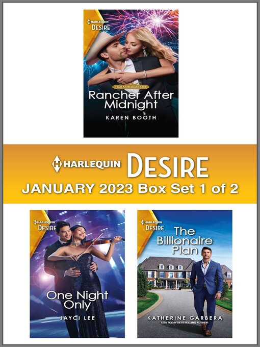 Cover image for Harlequin Desire: January 2023 Box Set 1 of 2